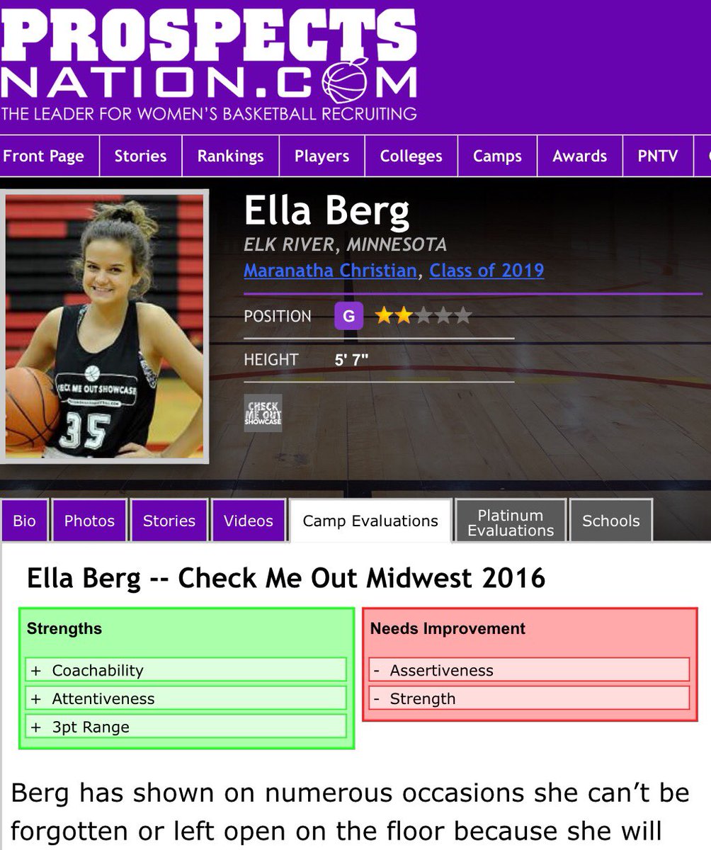 Ella Berg (MN Suns) showed her 3-point shooting over the weekend at #CheckMeOutNATION #Minnesota. 

#ELITEisEARNED 

prospectsnation.com/player/ella-be…