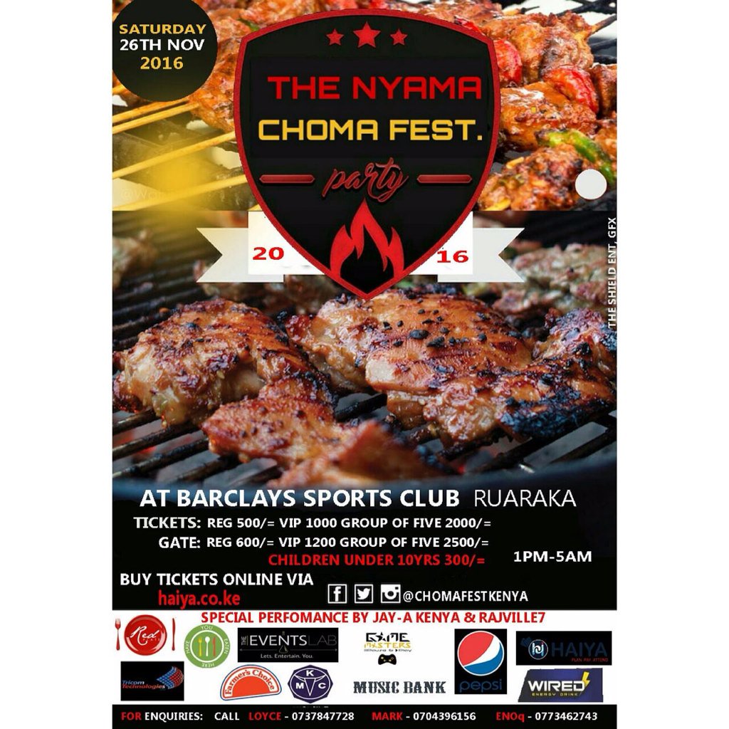 REALKENYANBEATS's tweet photo. #nyamachomafest #makadem https://t.co/qfm7eXLSTE