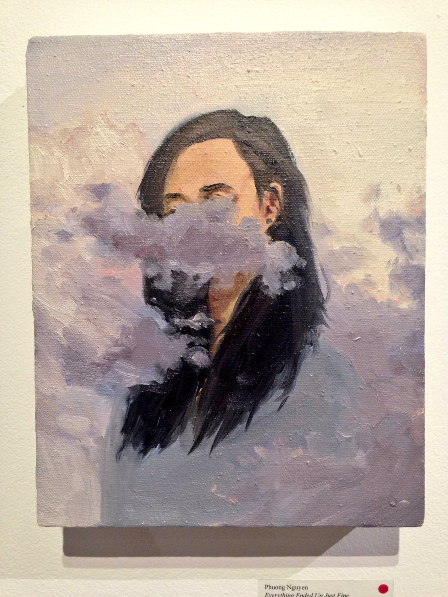 JoanLillian's tweet photo. Beautiful painting by Phuong Nguyen that I bought in support of @ytbgallery at our gala this evening. Excited to take it home❤️ https://t.co/TJvM3Fg0WT