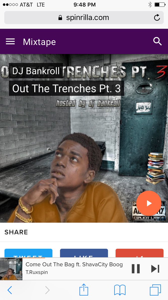 T_ruxspin's tweet photo. Check me out on @WSHHMusic @spinrilla @indienationapp @1DJChoice #ComeOutTheBag #Exclusive #ShavaEnt https://t.co/wvJ3N6qTcI