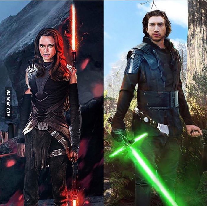 Now @darkreykenobi is the dark and I am the light.