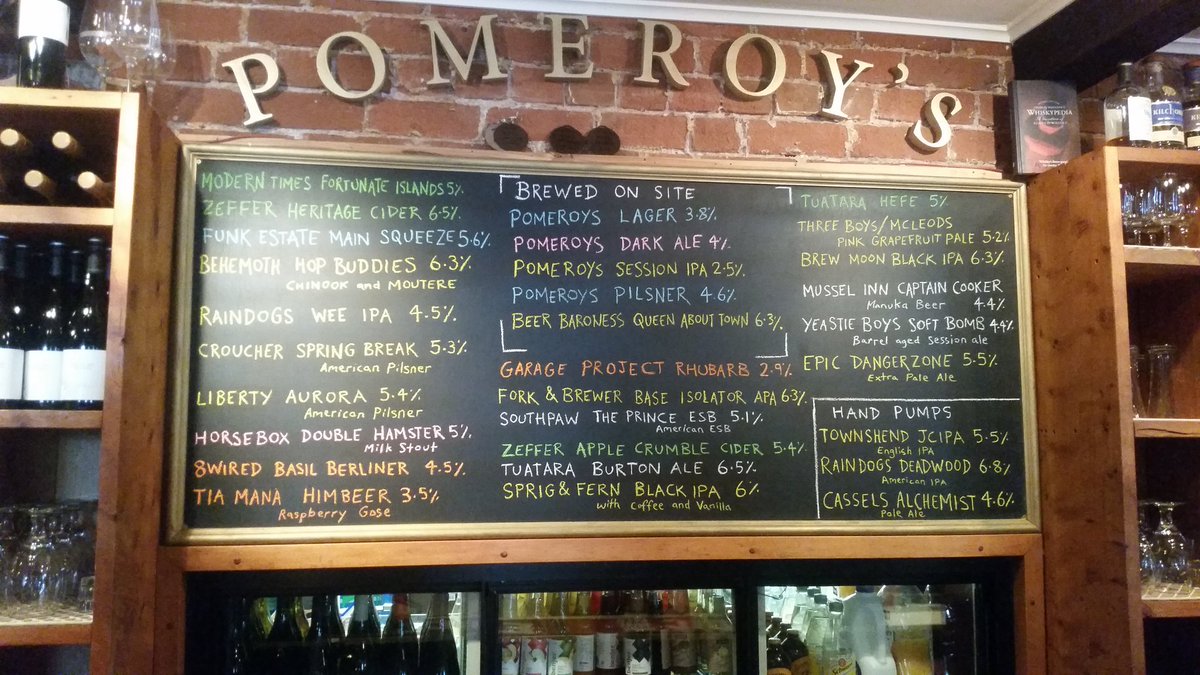 @pomeroyspub <a href="/horseboxbrewing/">horsebox brewing</a> <a href="/LibertyBrewer/">Liberty Brewing Co</a> <a href="/CroucherBrewing/">Croucher Brewing</a> <a href="/southpawbeer/">Southpaw Brewing Co</a> <a href="/8wiredbrewing/">8 Wired Brewing</a> @SprigandFern
