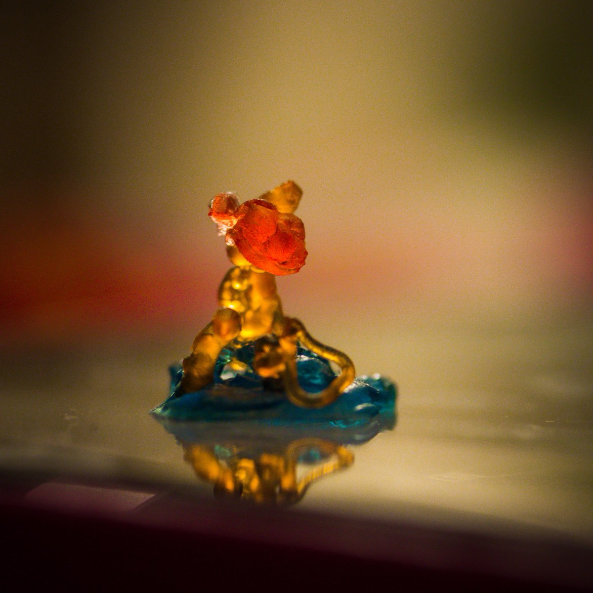 No one will ever mistake me for a 3D pen artist. My 1st attempt is a tiny aquarium…thing. See the fish on the coral? Very fun, tho. <a href="/CreoPop/">CreoPop</a>