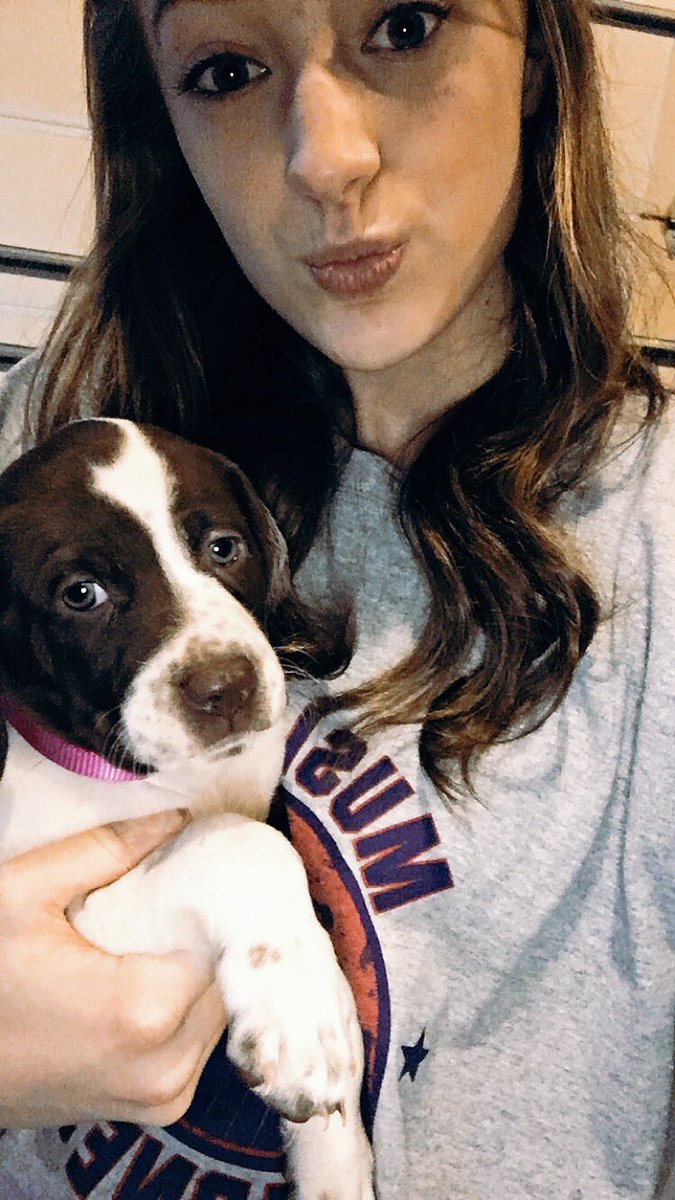 e_pratt10's tweet photo. Happy 1st birthday, my sweet Cedar girl! Please never leave your puppy stage :') #SweetCeCe https://t.co/dobcjxuMTa