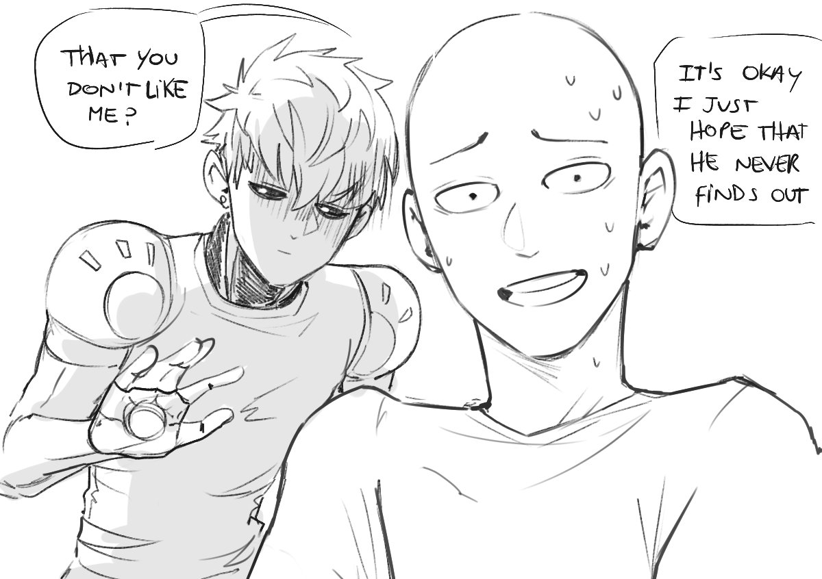 When someone says they like Genos... but they don't like Saitama salty Flor appears on scene... 