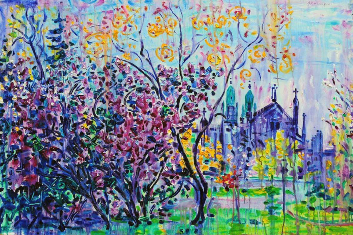 DealADayDempsey's tweet photo. Awesome painting in my office #TrinityCollege by #AlexandreEvgrafov https://t.co/OlC7uv8wsF