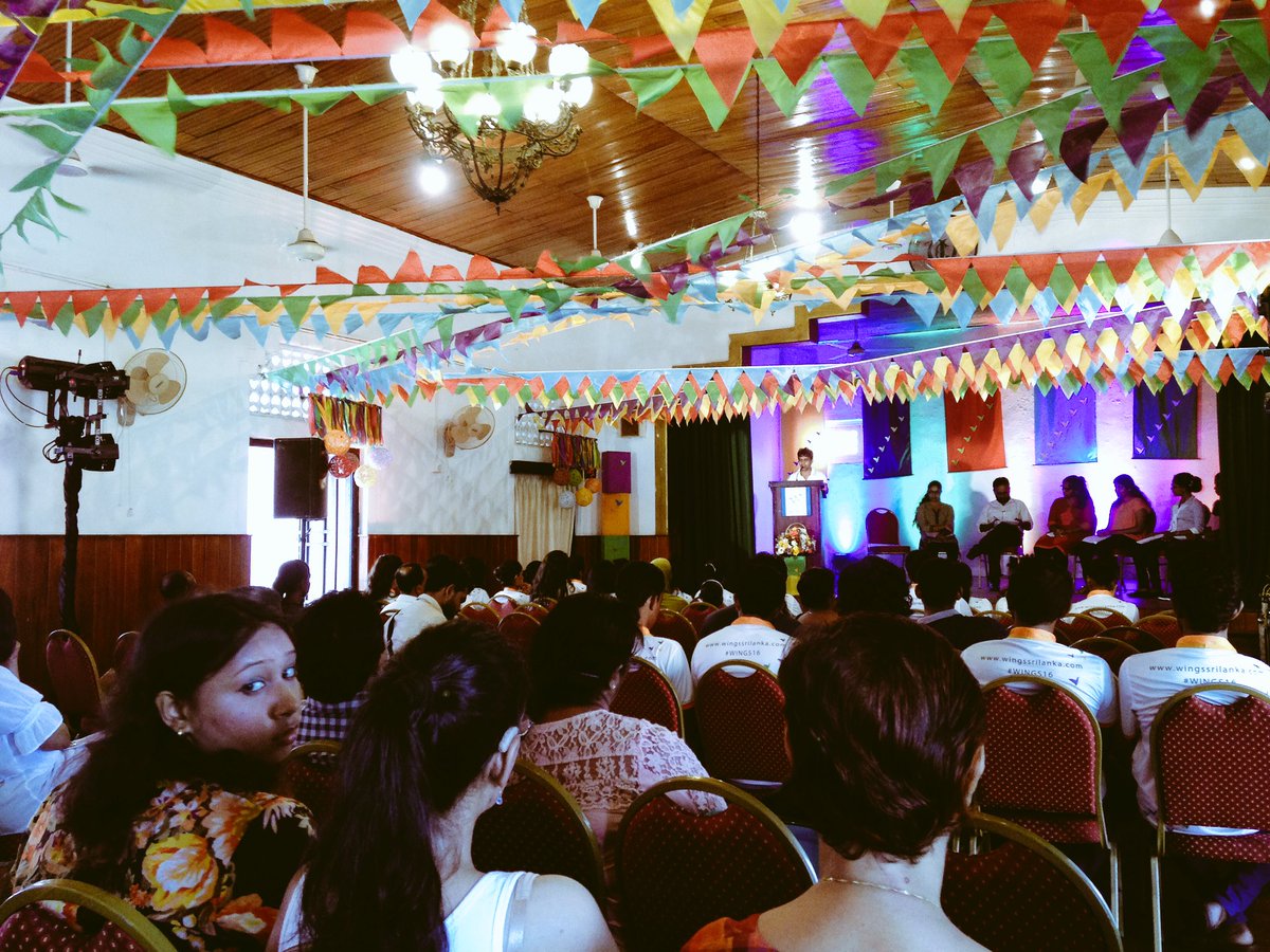 WINGSfestival16's tweet photo. Day 03 of the WINGS Colombo Cultural festival started off with author reading sessions of @lkBritish Unbound Writing Project #wings16 https://t.co/26PsX2ZdtY