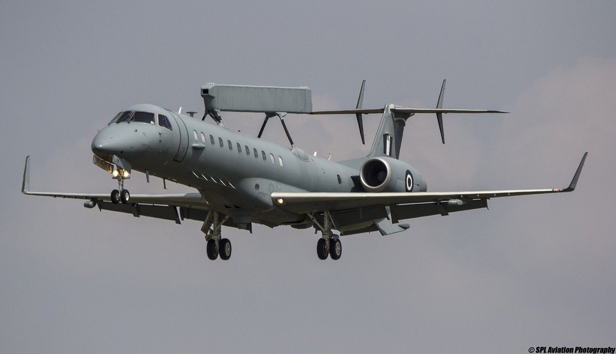 Never seen one of these Hellenic Air Force Embraer EMB145H until RIAT 2013.