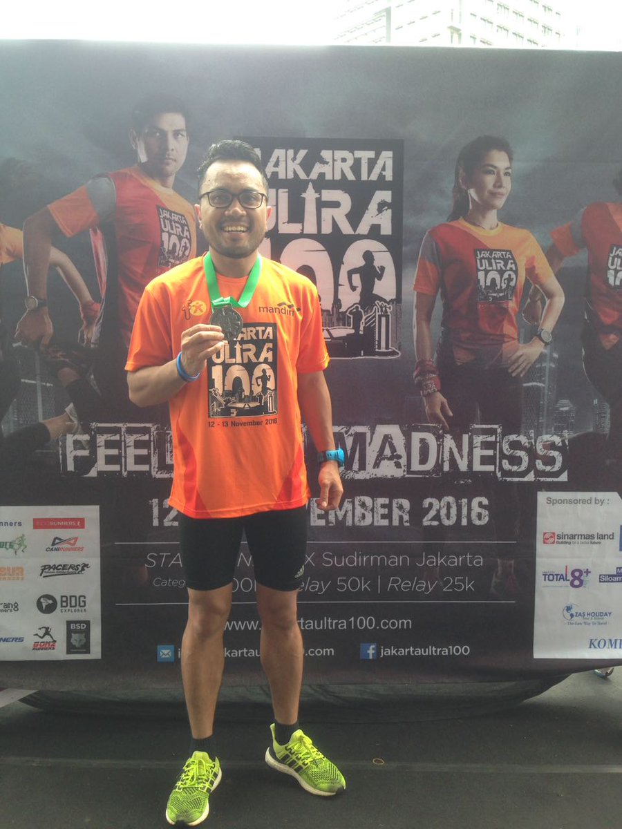 Kak <a href="/novel_smjtk/">NFT PROMOTER</a> bhasil finish STRONG tepat pukul 09.48 menutup rangkaian charity run #CampAnakPulau di event <a href="/jakartaultra100/">Jakarta Ultra 100</a> #KIJPRunners