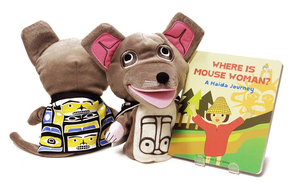 NativeNNW's tweet photo. Where is Mouse Woman??  Book by Haida artist Gryn White; Puppet by Morgan Green, Tsimshian. https://t.co/eEGZr786yE