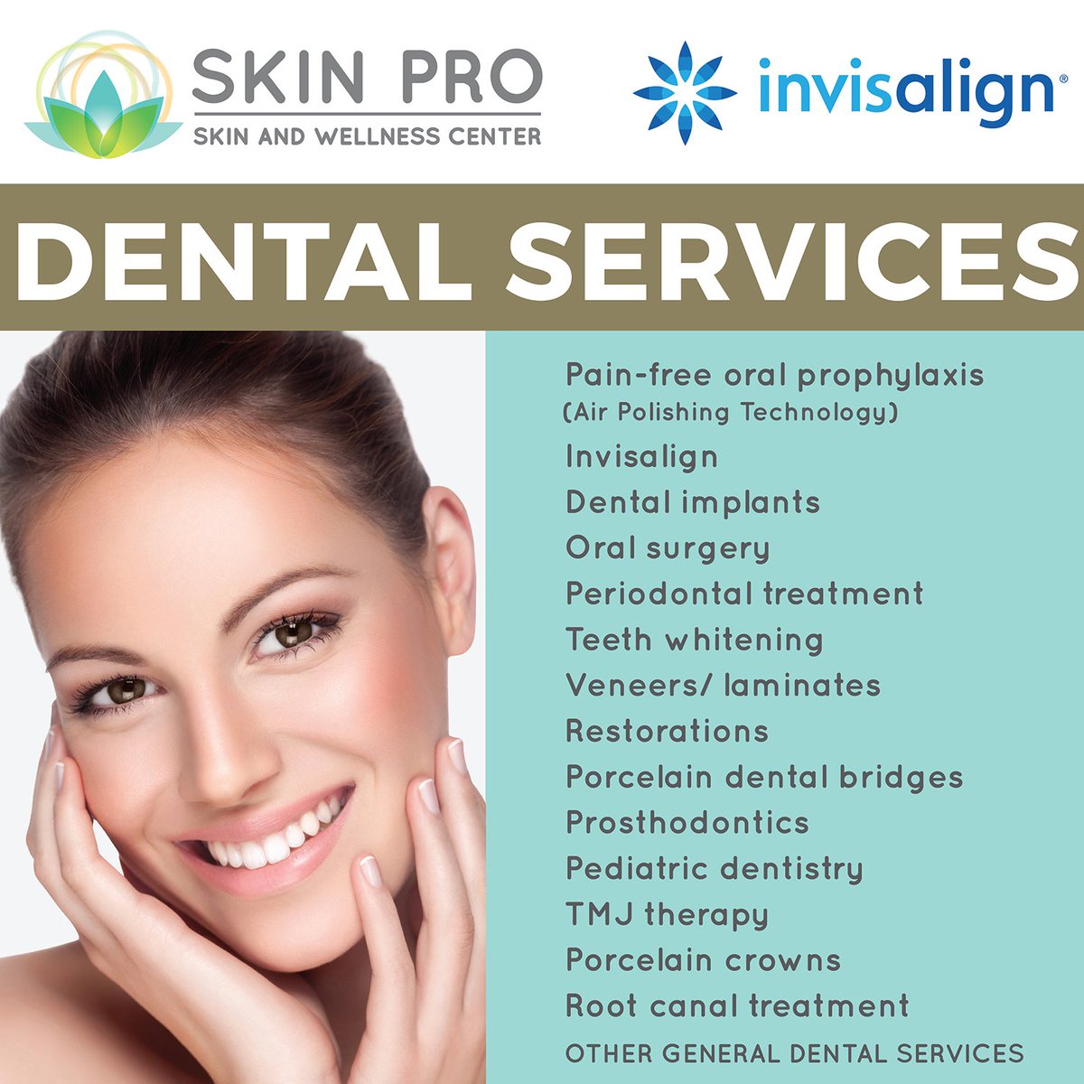 skinpro_ph's tweet photo. Invisalign and other dental services, now available at Skin Pro!
#SkinProPH #dentalcare #orthodontist #dermatologist #smile https://t.co/55z0VyuDEX