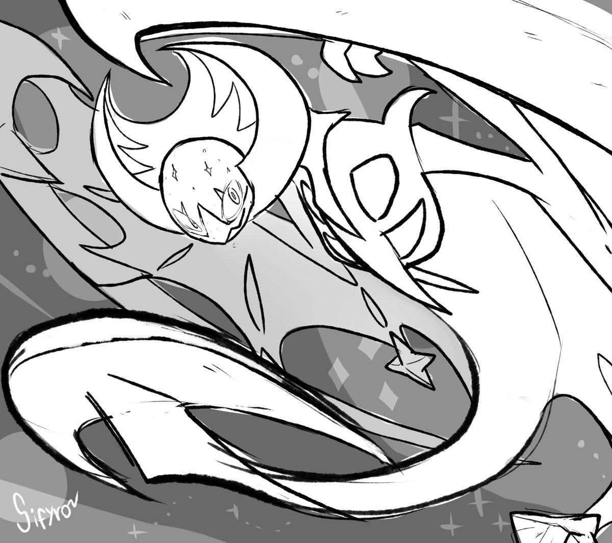 pokemon coloring page lunala