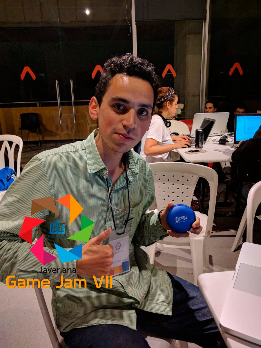 gamejampuj's tweet photo. El ganador de nuestro último reto! #7GameJam y premiado por nuestro patrocinador #PQSdeColombia https://t.co/hL98l8ft6K