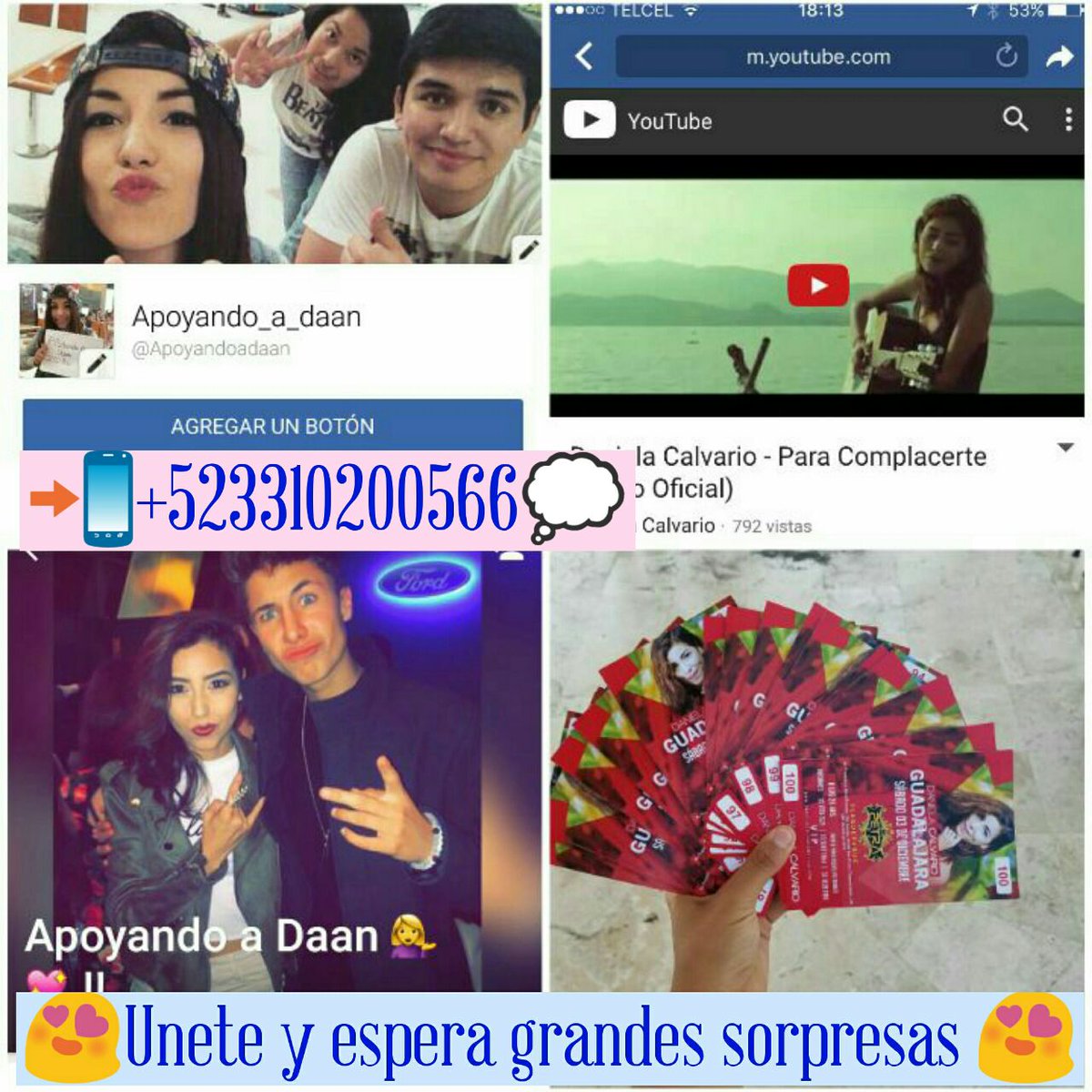 jazminhererrera's tweet photo. Unanse y Sean parte de esta increible familia de  @AdaanApoyando  no se arrepentirán  ❤👌 https://t.co/vETIGRNZHC