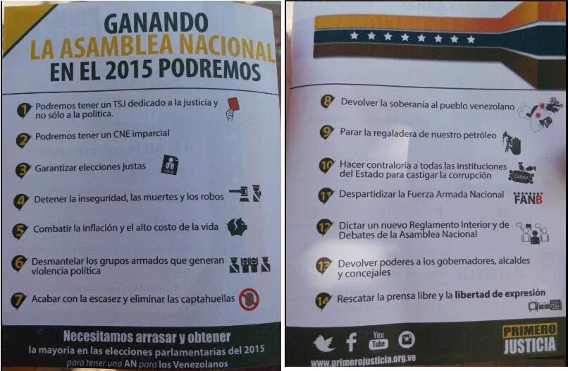 AlfredoWeil's tweet photo. El próximo 6-D continúa el "diálogo". Ese día se cumple un año del incumplimiento de TODAS ESTAS PROMESAS https://t.co/p57n0i96jy