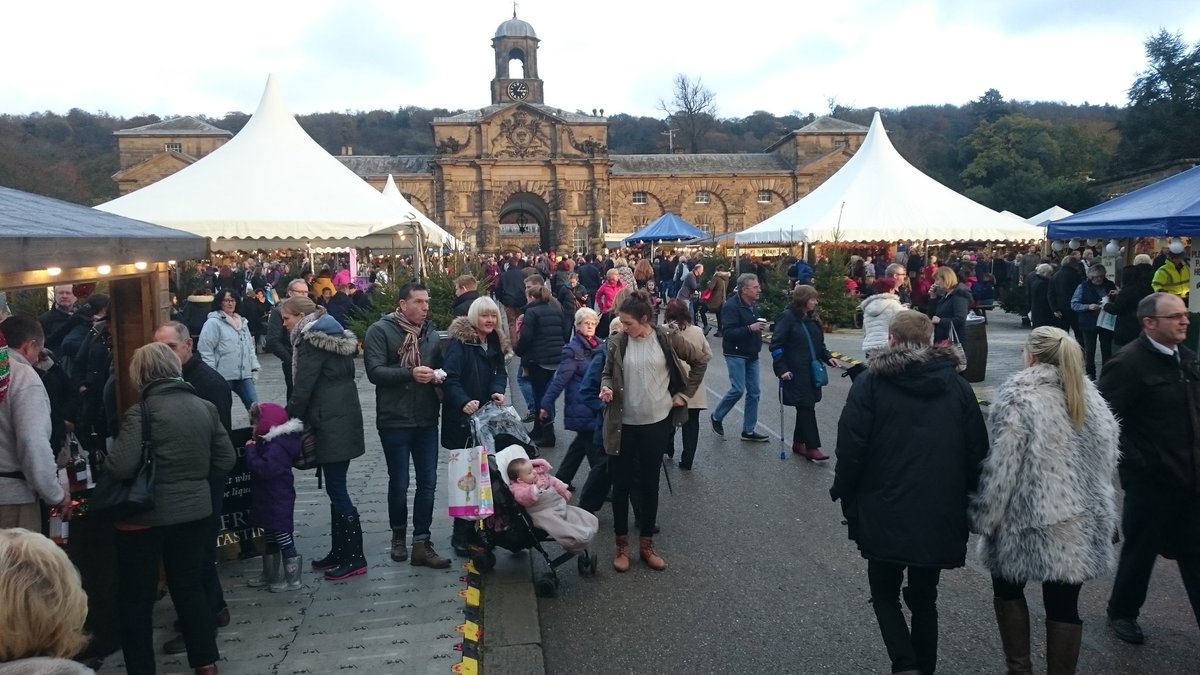 Chatsworth Christmas market is now open.