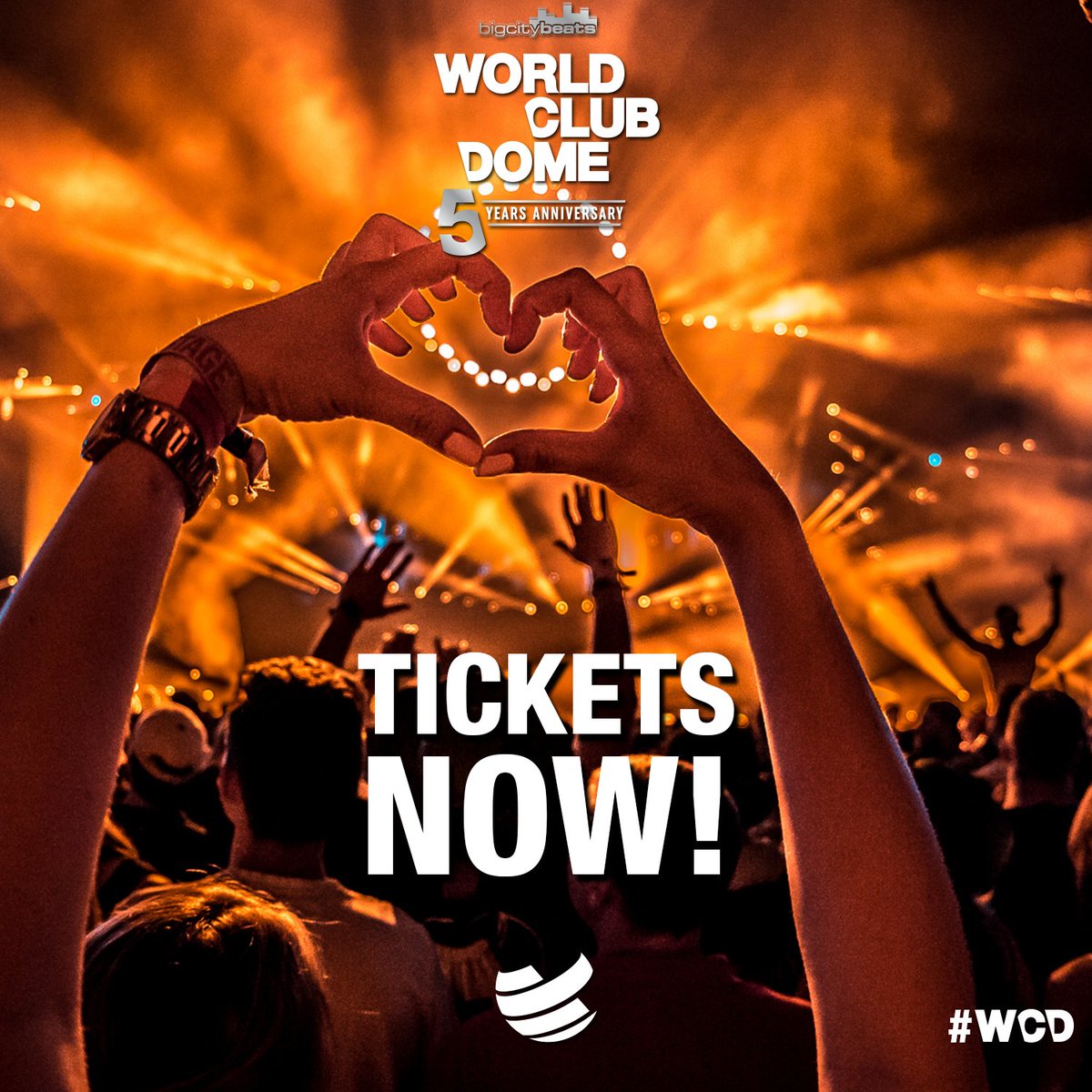 #WorldClubDome 2017 - the biggest party, with the biggest names! TICKETS ON SALE NOW! &gt; worldclubdome.com/Tickets #WorldClubDome #BigCityBeats