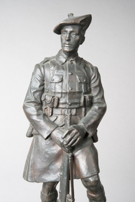 HistEnvScot's tweet photo. On #RemembranceSunday this Dumbarton Castle maquette commemorates the #ArgyllSutherlandHighlanders 51st Highland Division who fell in #WW1 https://t.co/Gb2ALxFjsB