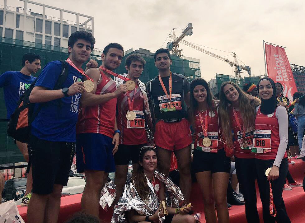 AUBphoenix's tweet photo. #BeirutMarathon #runaubrun #AUB150 #AUB @AUB_Lebanon https://t.co/yg1n6Htt5H