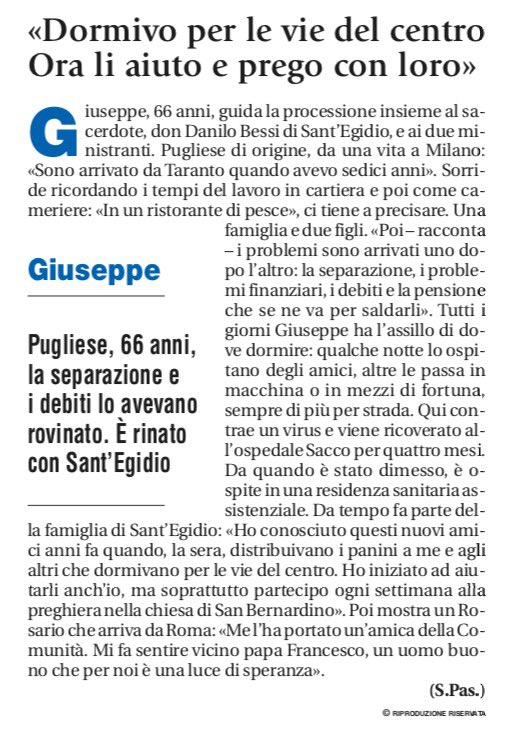 La bellezza di una #Chiesa ospedale da campo #Giubileo della #Misericordia <a href="/santegidionews/">Comunità di Sant'Egidio</a> Da Avvenire, 13/11/2016