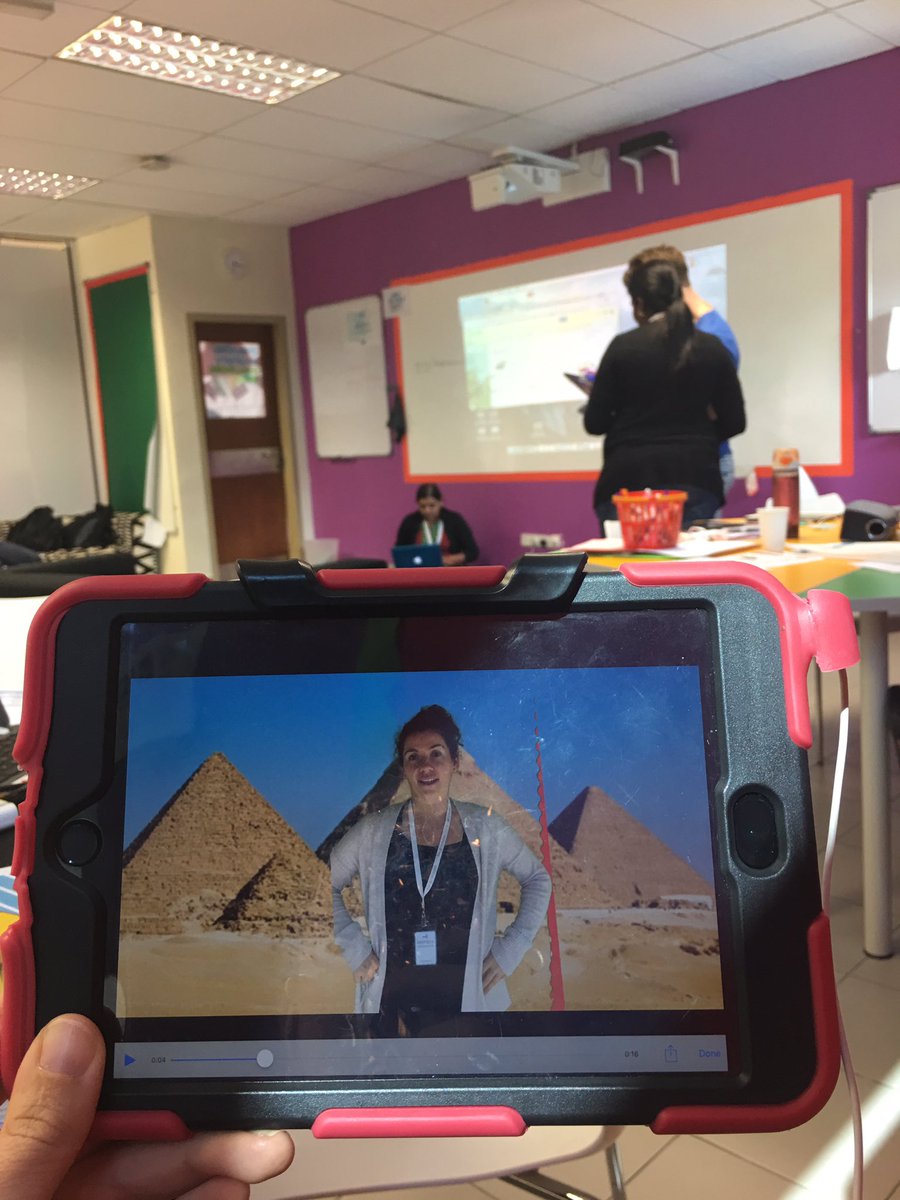 Live from Ancient Egypt! Animation easily created with green screen. #deeplearners