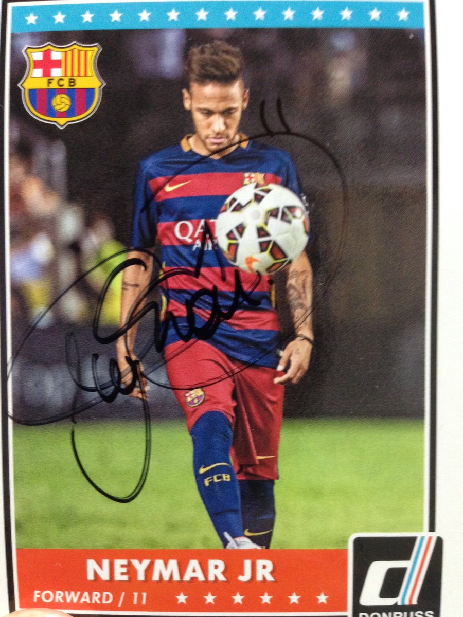 Kydo A Twitter なんとぉぉ 家に帰ったらネイマールから返信来てた いつ送ったかわからないくらい前だと思うけどちゃんと背番号も入れてくれてる Thanks Neymar てかせっかくサイン書いてもらうならもっとかっこいいカードにすればよかった なんでこのカード