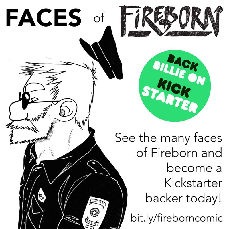 fireborncomic's tweet photo. Only 8 hrs left 2 follow the faces of @fireborncomic #endingsoon #comics #crowdfunding #kickstarter #tatts #graffiti https://t.co/WrEdHrvQcz https://t.co/lqwO5U8r48