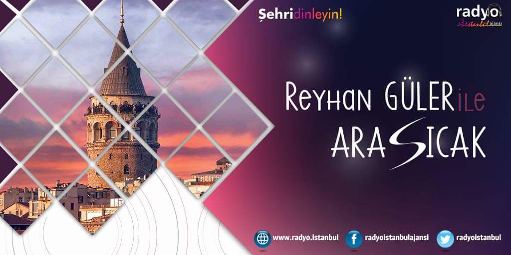 ▶️ Başlıyor. 

🕙 A r a S ı c a k 

📻 radyo.istanbul/canli/