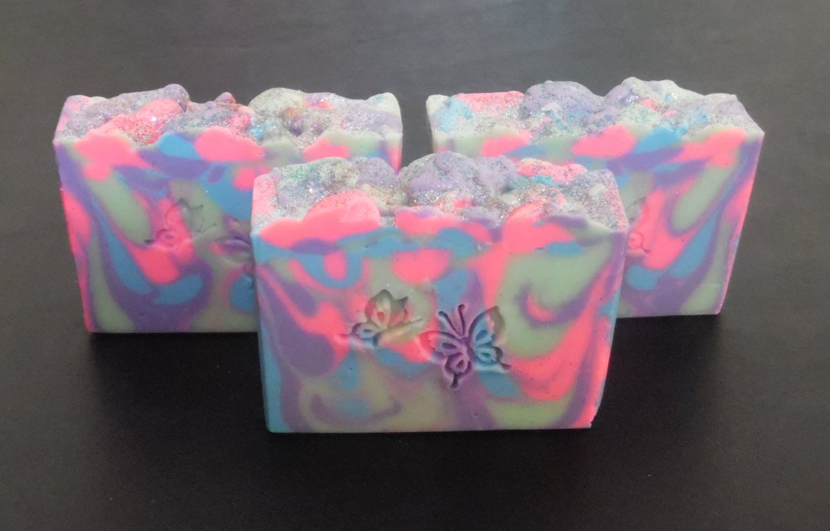 butterfliessoap's tweet photo. Meadow Rain Cold Process Soap, Apple Blossom Soap, Artisan Soap, Ros… https://t.co/oGSolZwLKH #Etsy #ColdProcessSoap https://t.co/zKWT9IaU5x