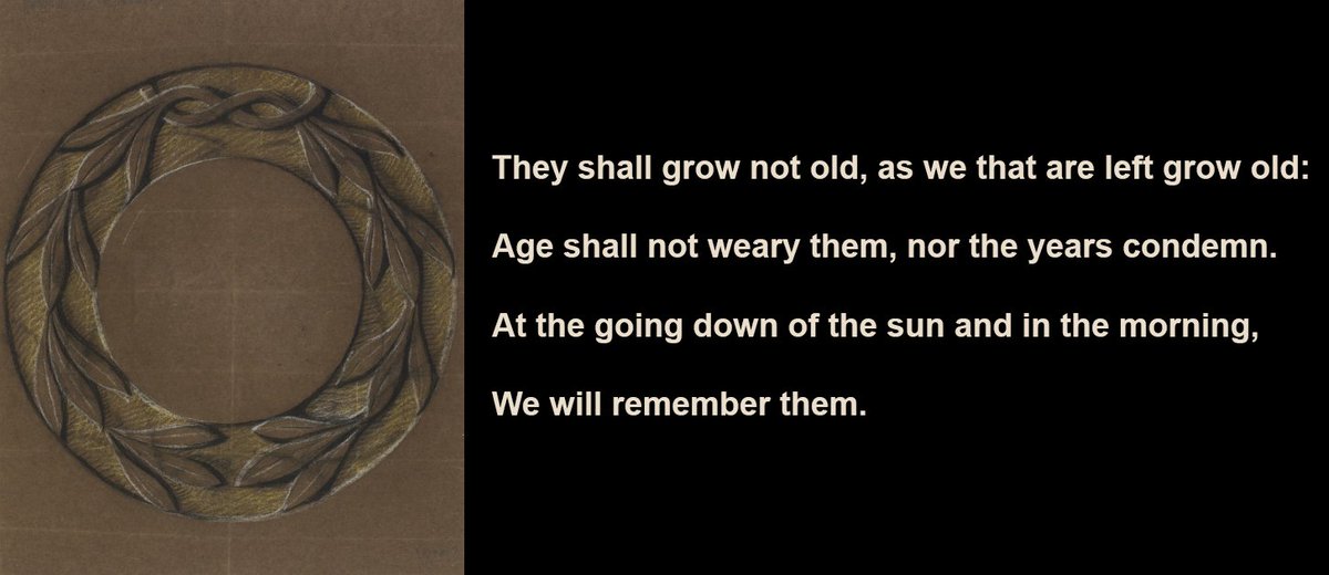 This poem was written by former Museum Keeper Laurence Binyon, and features on our war memorial #RemembranceSunday ow.ly/MISt305W51z