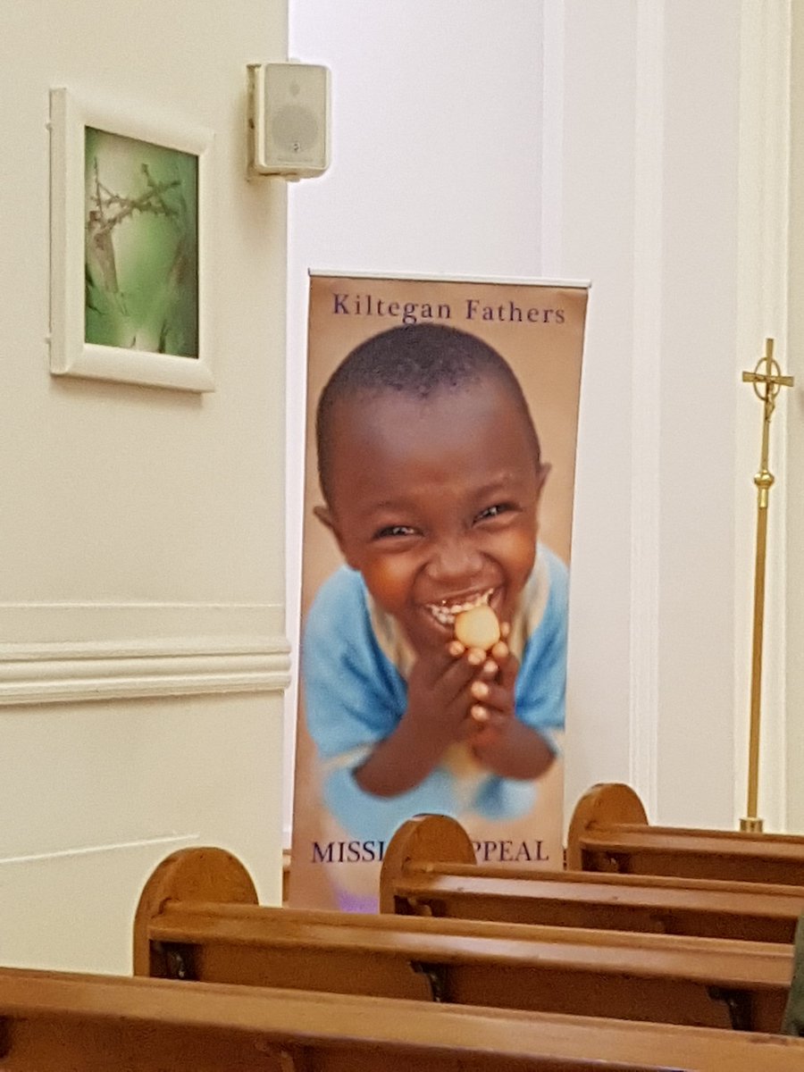 Annual Missionary Appeal @StMargaretsAyr - this year it's the Kiltegan Fathers. Welcome to Fr Kyran this weekend...