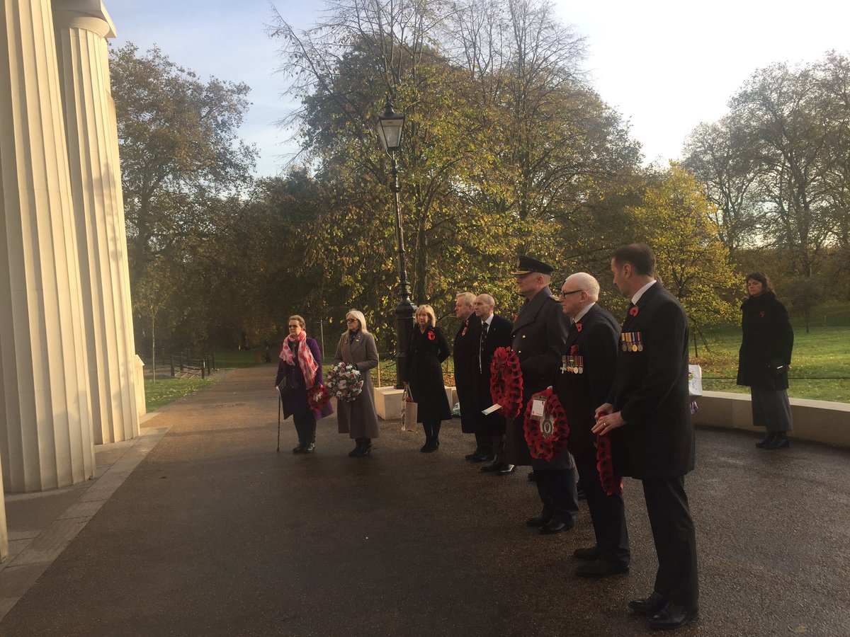 Moving service at #BomberCommandMemorial this morning with #WW2 veteran Harry Irons DFC #RemembranceSunday #lestweforget
