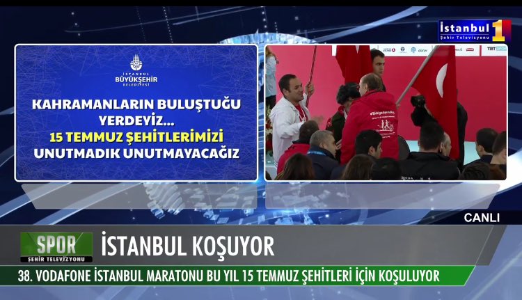 #İstanbulMaratonu ödül töreni gerçekleştiriliyor

Canlı yayın istanbul1.istanbul