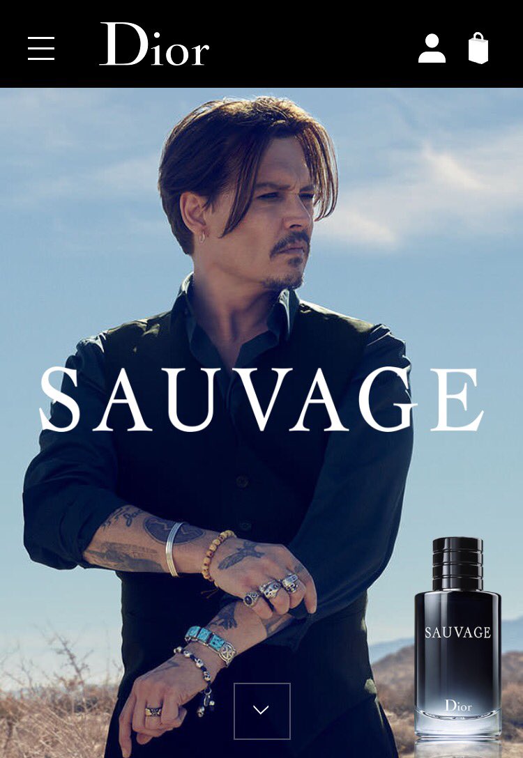 SAUVAGE ジョニーデップ 香水 浮かび上がる Dior