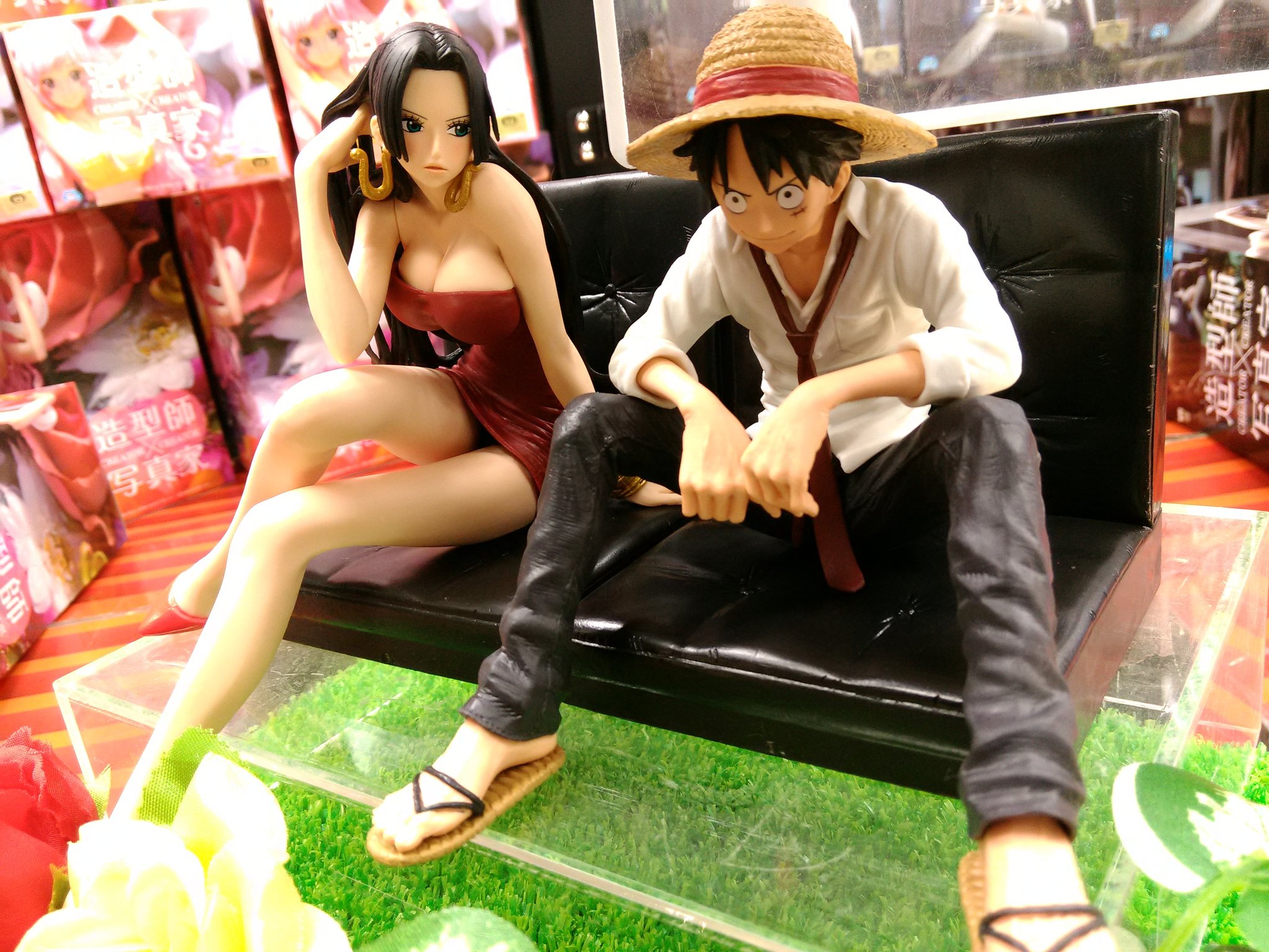 ワンピース ルフィ&ハンコックペアセット