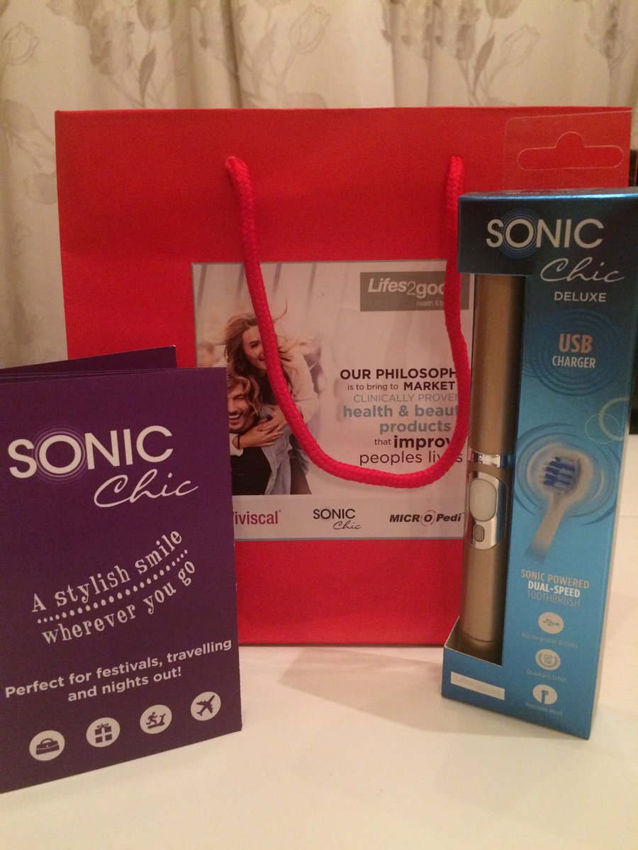 Bláithín | A Style of Living (@astyleofliving) on Twitter photo Was thrilled to win a Sonic Chic Deluxe Toothbrush in Gold from <a href="/Lifes2goodIRL/">Lifes2good</a> at yesterday's #BLOGGERCONFL2G -excited to try it out ! Was thrilled to win a Sonic Chic Deluxe Toothbrush in Gold from <a href="/Lifes2goodIRL/">Lifes2good</a> at yesterday's #BLOGGERCONFL2G -excited to try it out !
