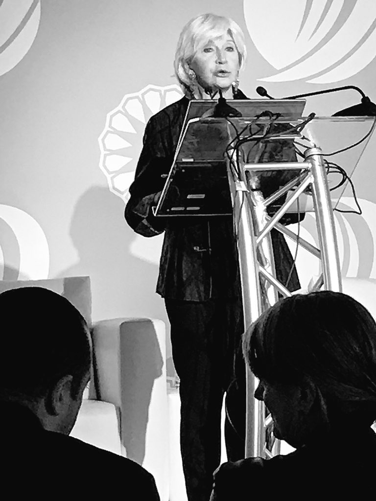 ecosphereplus's tweet photo. "Mainstream the climate agenda everywhere" inspirational as always @LaurenceTubiana #GCFAS2016 #COP22 https://t.co/NgNEfsc1X6