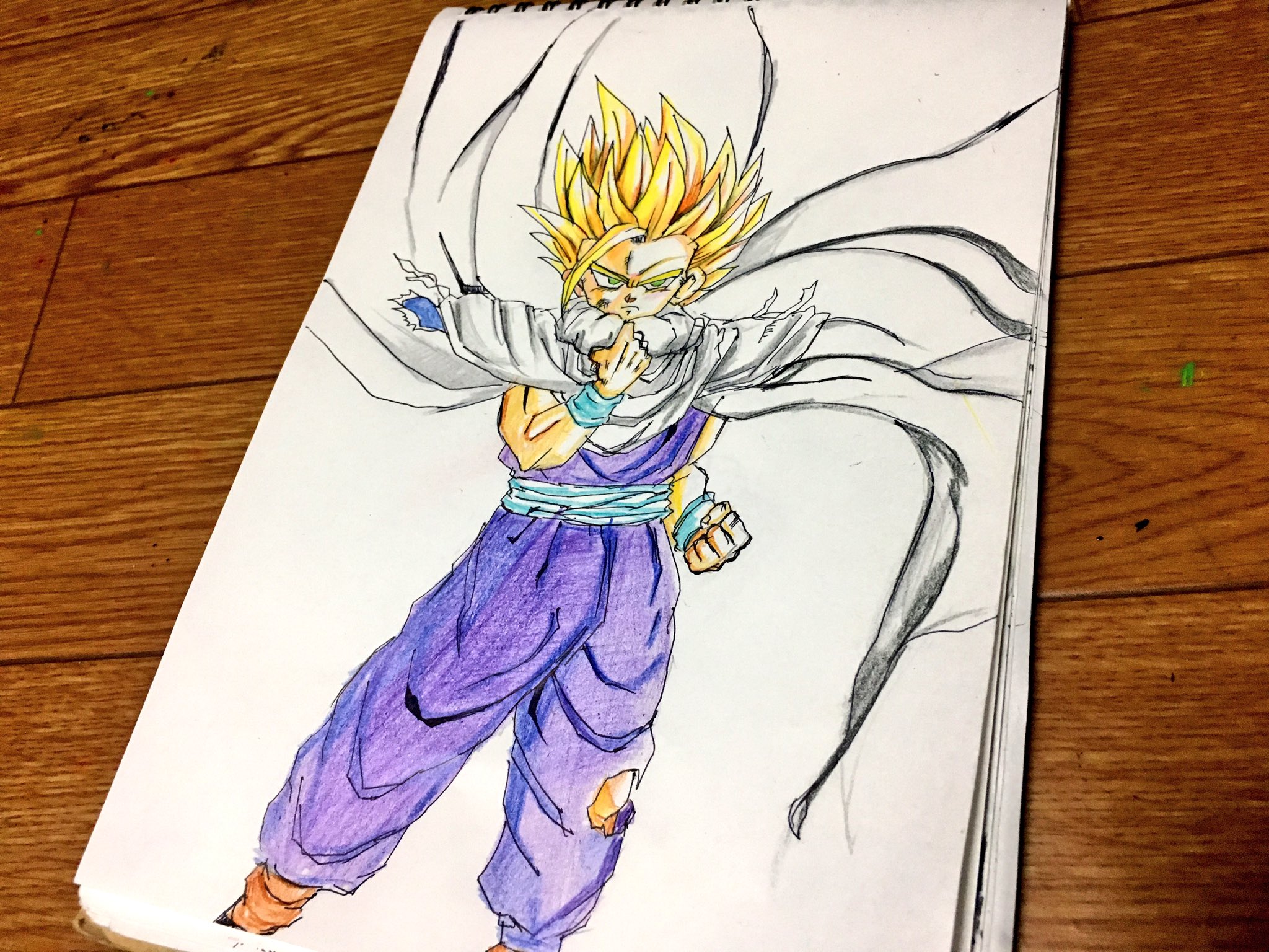 ট ইট র 堀田健斗 夜中お絵描き ドラゴンボールz孫悟飯スーパーサイヤ人2 鳥山明 ドラゴンボールz T Co 06r23m7pww ট ইট র