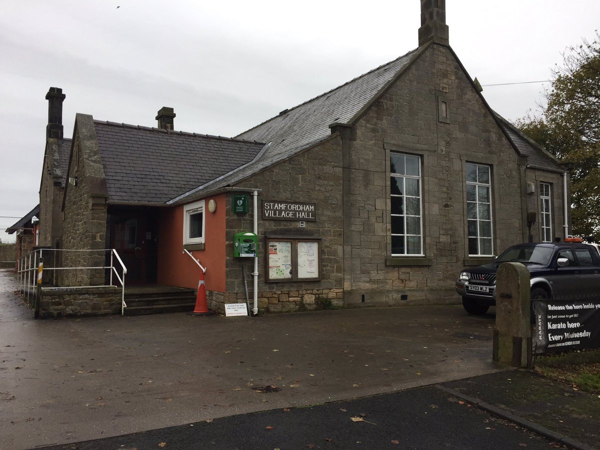 #Defibrillator placed in Stamfordham today - #Northumberland #AED #Charity