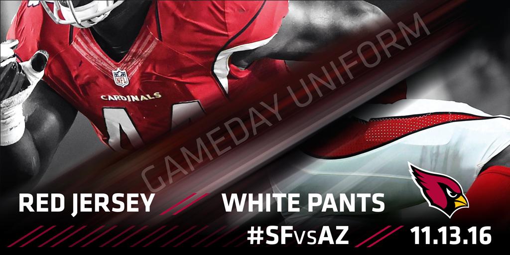 AZCardinals's tweet image. Red jerseys, white pants, camo accessories, as we #SaluteToService today!