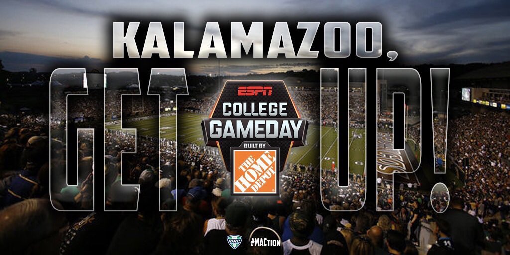Coach_Fleck's tweet image. Get up Kalamazoo for @CollegeGameDay this Saturday!! #RTB