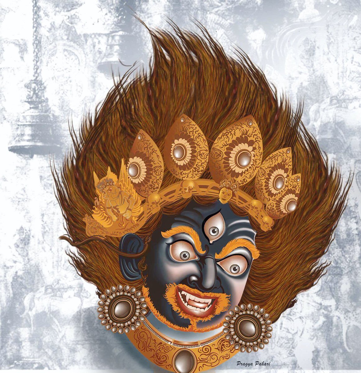 praznya's tweet photo. Time and karma go hand in hand,it's a matter of time when your good or bad karma catches up with you.
And Bhairav stands for time.#cgart https://t.co/nek875UMGW