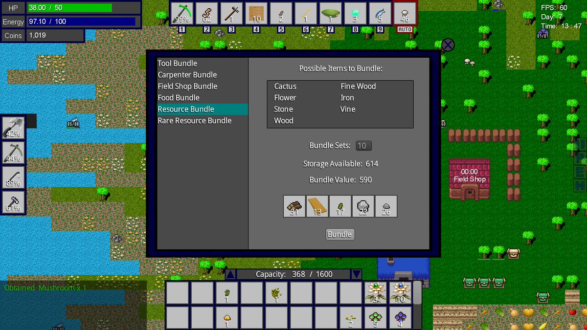 Here's another pic from the new update showing the improved Bundle UI. It's now much easier to make bundles. #indiegame #indiedev #gamedev