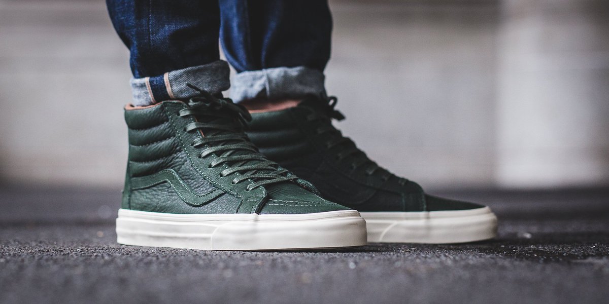 vans sk8 hi premium leather