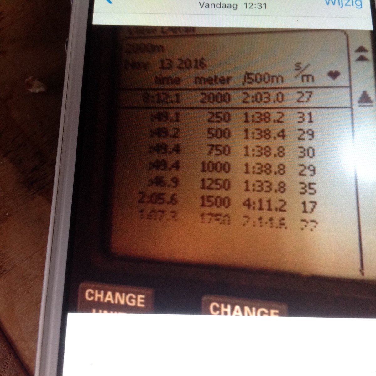 hejost67's tweet photo. Pff 2k, 1k, 1250 rest 8/9 rate 28/30/31 138.8 138.2 137.6 dr125 nasty sesh. Plenty power, aerobicly soso. #2k work #concept2 #rowtraining https://t.co/ySQvhPG8Sj