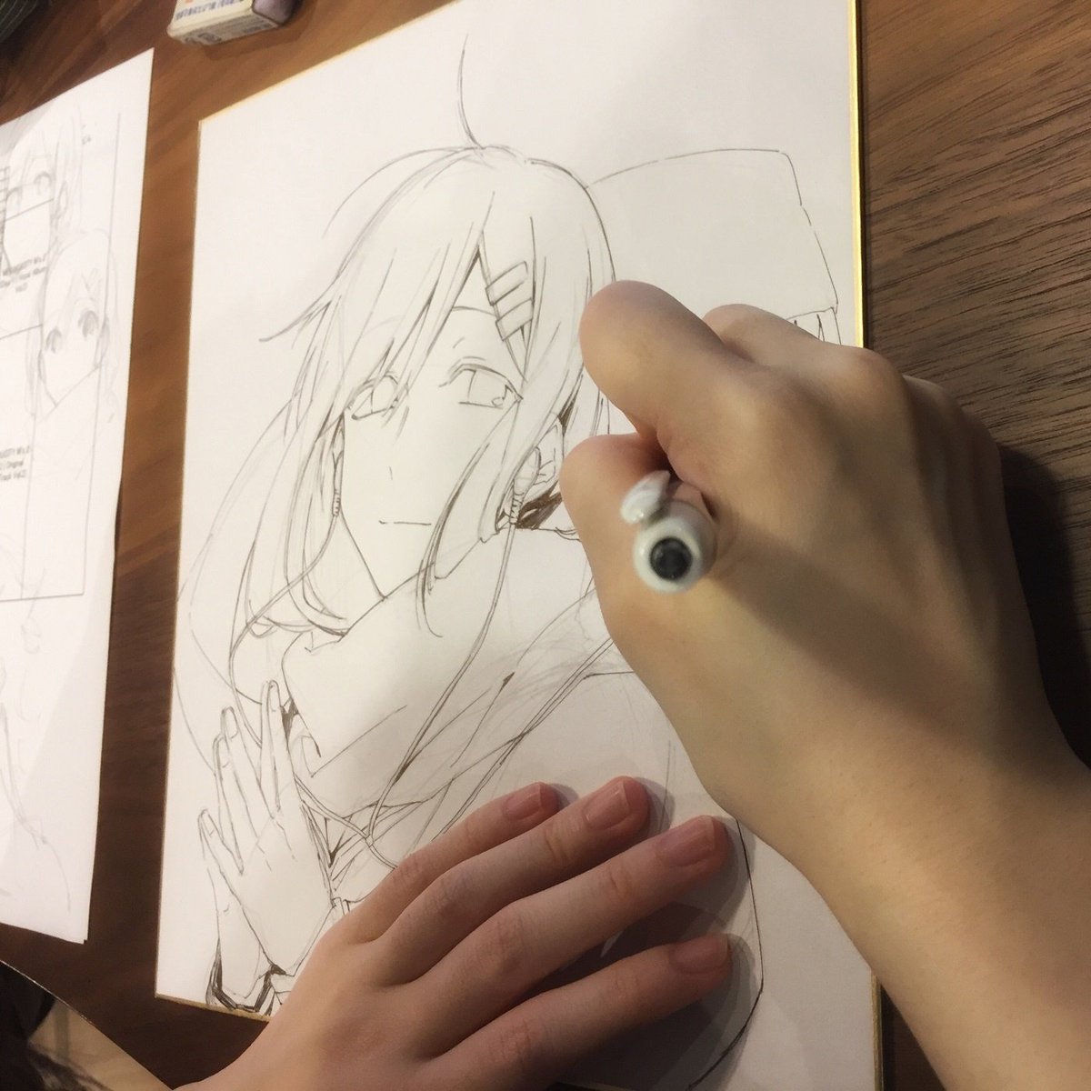 メカクシ団 しづ監督は今イラストを描きながらlisten With中 参加者にプレゼントします 残し15分なので今すぐ参加 T Co Mdczr7tz7l