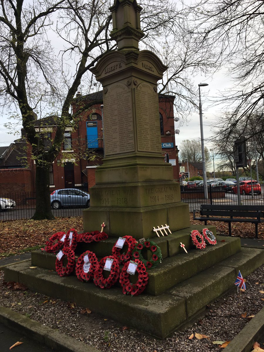 LucyMPowell's tweet image. Lovely and well attended remembrance service in Clayton this morning. #remembrancesunday
