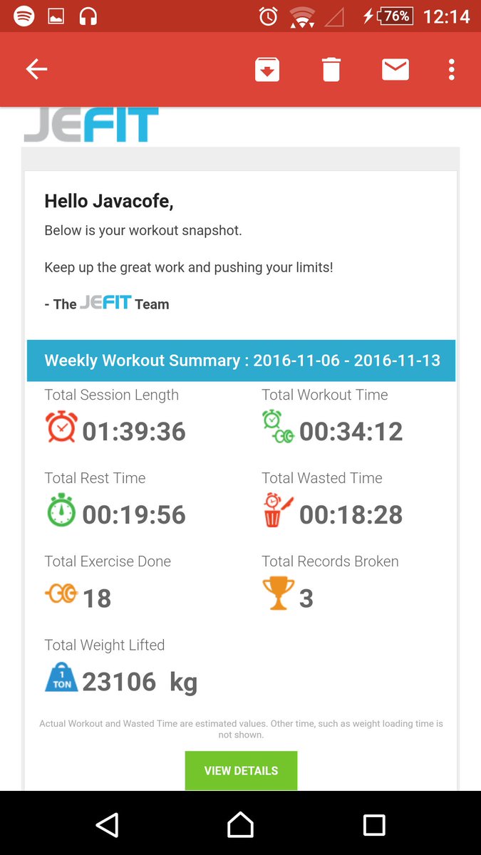 javacofe's tweet photo. 23 tonnes lifted and 3 PB's last week. #KeepingItStrong @JefitInc 💪💪😁 https://t.co/whjWvNerTd