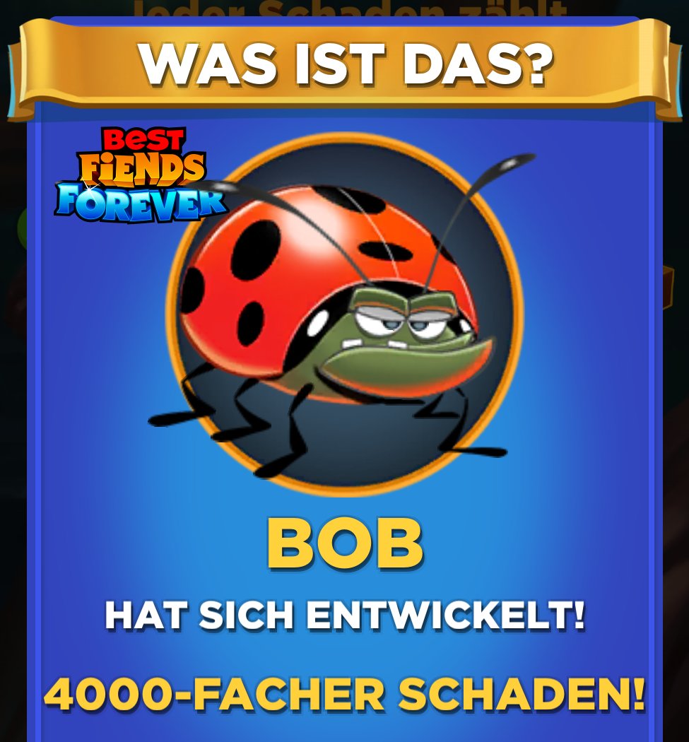 2001Jus's tweet image. Ich habe gerade Bob in #BestFiendsForever entwickelt – GRATIS-Download – download.BestFiends.com/forever über @BestFiends