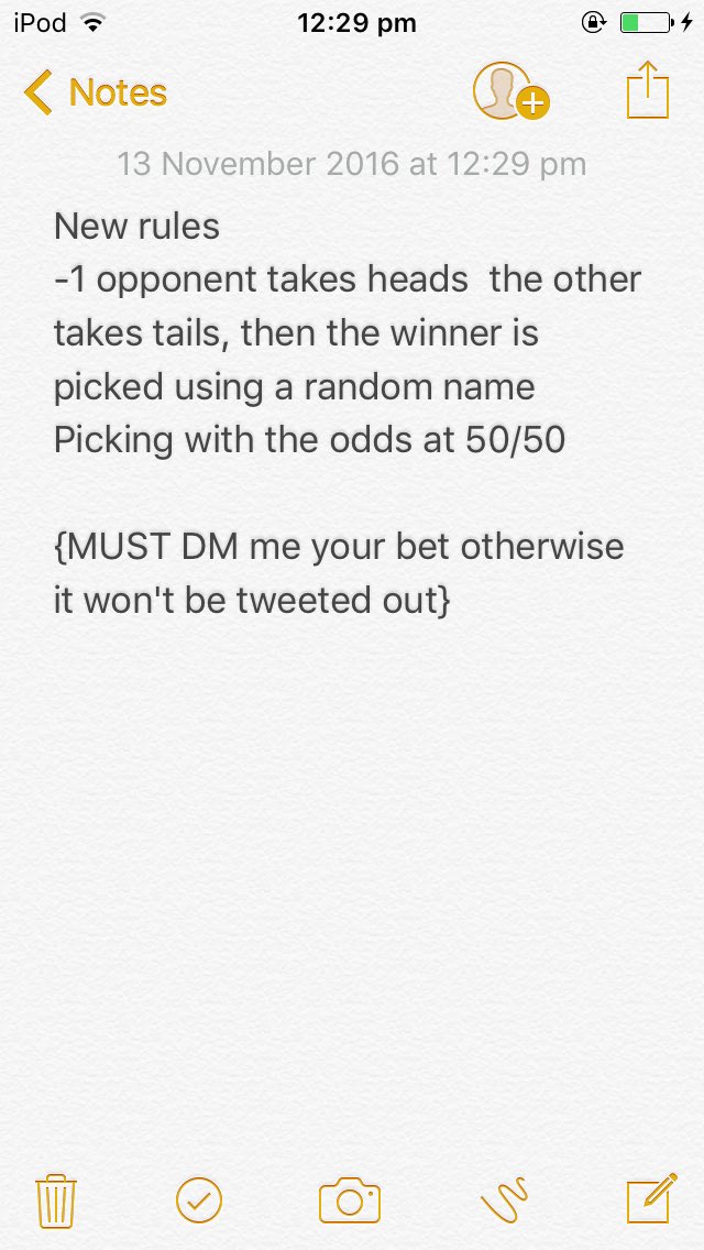 ToppsCoinFlip_'s tweet image. Please notice, new rules